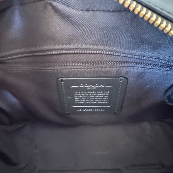 Coach Camera Bag in Signature Embossed Leather, Black - Picture 6 of 6